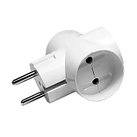 Разветвитель Прогресс 3р.Б/З белый (1/20/240)