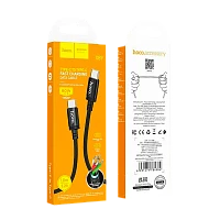 Кабель HOCO X89 Type-C (m)-Type-C (m) 1м 3.0A 60W нейлон черный (1/420)