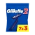 Бритва Gillette 2 лезвия пластиковая ручка 7+3шт (1/24)