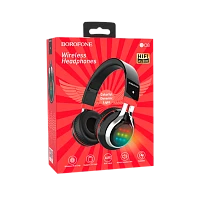 Наушники полноразмерные Borofone BO8 bluetooth 5.0 с микр. черный (1/12/36)