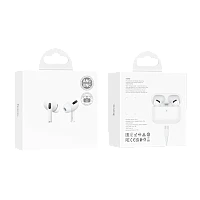 Наушники вставные HOCO EW68 bluetooth 5.4 с микр. белый (1/14/140)