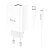 Сетевое З/У HOCO C80A 1USB/Type-C 3.1A 20W QC3.0 с кабелем Type-C-Lightning белый (1/12/120)
