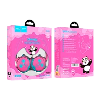 Наушники полноразмерные HOCO W31 с микр. для детей розовый (1/40) 