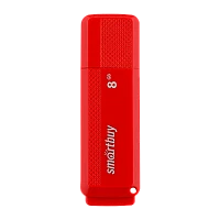 Флеш-накопитель Smartbuy Dock 8GB USB2.0 пластик красный