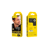 Наушники внутриканальные HOCO M37 с микр. черный (1/21/210)