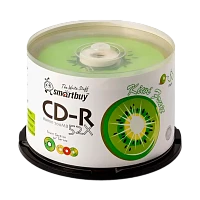 Диск CD-R Smartbuy Fresh-Kiwifruit 52x 80min 50шт. cake box (50/250)
