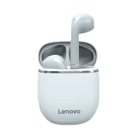 Наушники вставные Lenovo H12 bluetooth 5.1 с микр. серебряный белый 