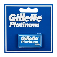 Лезвия Gillette Platinum двустронние 5шт в упаковке, цена за 1 лезвие