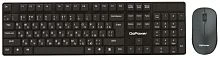 Набор клавиатура+мышь беспроводной GoPower GPKM01 классическая черный