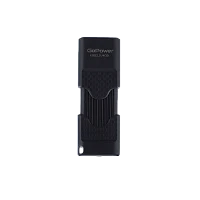Флеш-накопитель GoPower SLIDER 4GB USB2.0 пластик черный матовый (1/50/1000)