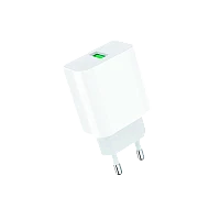 Сетевое З/У GoPower GPQC07 1USB 18W QC3.0 белый (1/200)