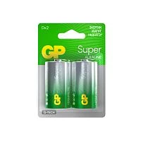 Батарейка GP Super G-Tech LR20 D BL2 Alkaline 1.5V (2/20/160) R