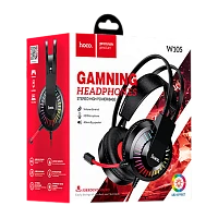 Наушники полноразмерные HOCO W105 с микр. игровые красный (1/30)