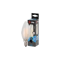 Лампа светодиодная ЭРА B35 E14 7W 4000К 170-265V свеча Frozed матовая (1/10/100)
