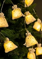 Гирлянда Космос Подарки 10LED 1.8+0,3м 6х4х7см белый теплый (1/24)