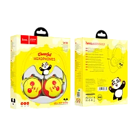 Наушники полноразмерные HOCO W31 с микр. для детей желтый (1/48)