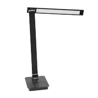 Светильник настольный Ultraflash UF-834 8W LED 3 ур.ярк.+димируемый USB черный (1/30)