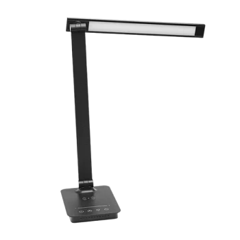 Светильник настольный Ultraflash UF-834 8W LED 3 ур.ярк.+димируемый USB черный (1/30)