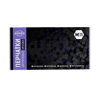 Перчатки Aviora M нитрил 100шт. сиреневый (1/10)