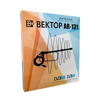 ТВ-Антенна комнатная Вектор AR-131 пассивная с питанием DVB-T/T2 (1/20)