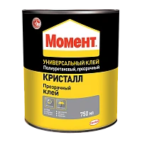 Клей Момент КРИСТАЛЛ 750мл универсальный в банке (1/6) 