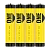 Батарейка Smartbuy ONE ECO R03 AAA Shrink 4 Heavy Duty 1.5V (4/60/600)