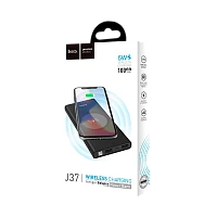 Внешний аккумулятор HOCO J37 10000mAh 2.0A 2USB/Type-C беспр. зар. Qi черный (1/39)