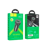 Автомобильное З/У HOCO Z49A 1USB 18W черный (1/13/130)