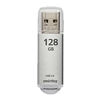 Флеш-накопитель Smartbuy V-Cut 128GB USB3.1 пластик серебряный