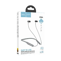 Наушники внутриканальные HOCO ES64 bluetooth 5.3 с микр. спорт. серый (1/150) 