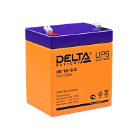 Аккумулятор свинцово-кислотный Delta HR 12-5.8 12V 5.8Ah