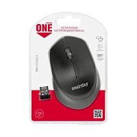 Мышь беспроводная Smartbuy 332AG ONE классическая USB черный (1/60)
