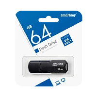 Флеш-накопитель Smartbuy Clue 64GB USB3.1 пластик черный