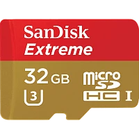 Карта памяти microSD SanDisk EXTREME 32GB Class10 UHS-I (U3) 90 МБ/сек с адаптером