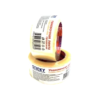Скотч STICKY ПП 48мм*60м 38мкм упаковочный акрил прозрачный (1/36)