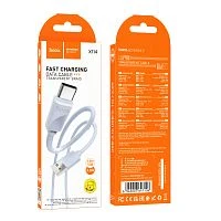 Кабель HOCO X114 USB (m)-Type-C (m) 1м 3.0A ПВХ синий (1/31/310)