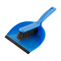 Щетка для пола Рыжий кот сметка с совком синий (1/12)