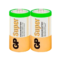 Батарейка GP Super LR14 C Shrink 2 Alkaline 1.5V (2/24/240) R