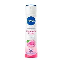 Дезодорант женский Nivea Нежная роза спрей 150мл (1/12)