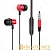 Наушники внутриканальные Borofone BM62 с микр. красный (1/420)
