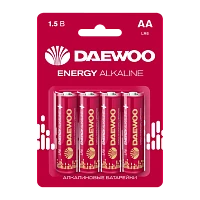 Батарейка Daewoo ENERGY LR6 AA BL4 Alkaline 1.5V (4/40/960)