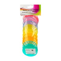 Набор п/э крышек Спектр 10шт. ассорти (1/60)