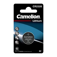 Батарейка Camelion CR2320 BL1 Lithium 3V (1/10/1800)