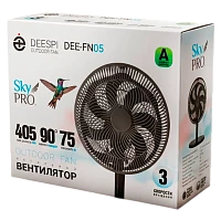 Вентилятор напольный DEESPI DEE-FN05 75W черный