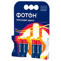 Батарейка Фотон LR03 AAA BL4 Alkaline 1.5V (4/40/480)
