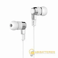 Наушники внутриканальные HOCO M52 с микр. белый (1/16/160)
