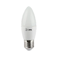 Лампа светодиодная ЭРА B35 E27 7W 2700К 170-265V свеча прозрачная (1/6/60)