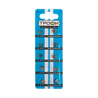 Батарейка Трофи G4/LR626/LR66/377A/177 BL10 Alkaline 1.55V (10/200/1600)