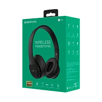 Наушники полноразмерные Borofone BO4 bluetooth 5.0 с микр. черный (1/12/36)