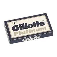 Лезвия Gillette Platinum двустронние 5шт в упаковке, цена за 1 лезвие (5/100/1200)